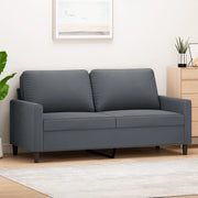 Divano a 2 Posti-Sofa 2 Posti grigio scuro140 cm in Velluto 264275