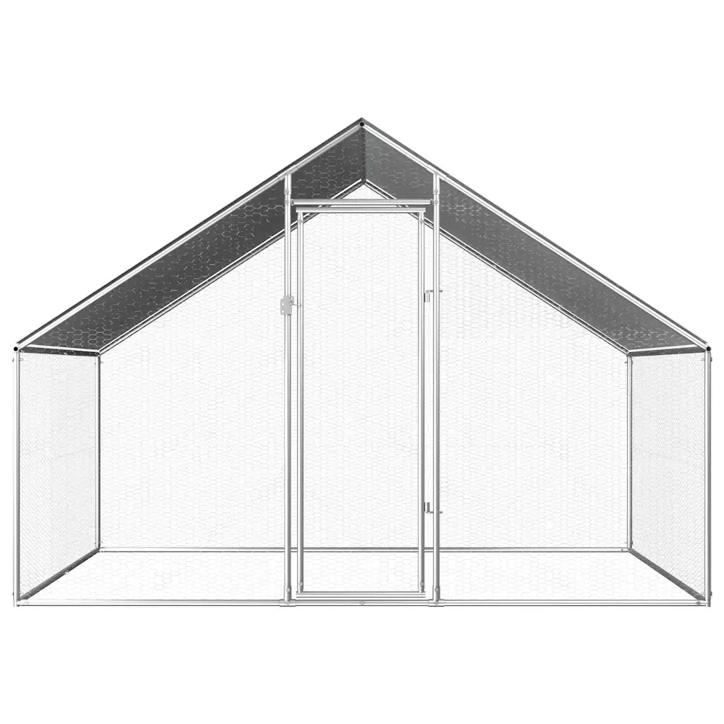 Gabbia per Polli da Esterno 2,75x2x1,92m in Acciaio Zincato    cod mxl 52430