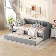 Letto Singolo Imbottito con Rollbett ¨C MINIMAL ¨C Grigio 90x200