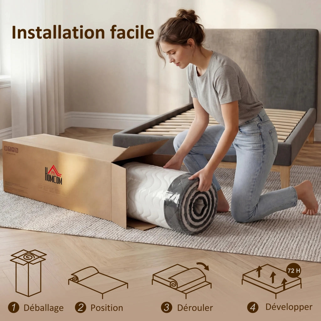 Materasso Memory Foam Oeko-Tex ¨C Zephmum ¨C 90x190 cm