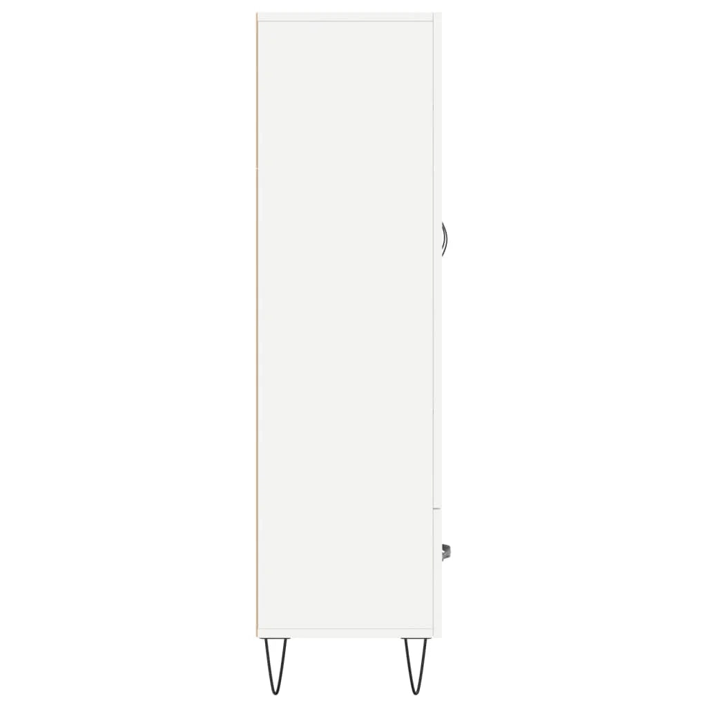 Buffet credenza cassettiera mobiletto mobile contenitore organizer cucina soggiorno salotto alto 69,5 x 31 x 115 cm legno ingegnerizzato bianco 02_0032513