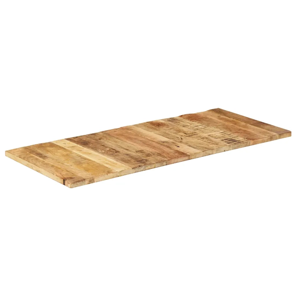 Piano Tavolo in Legno Massello di Mango 25-27 mm 140x60 cm 286026
