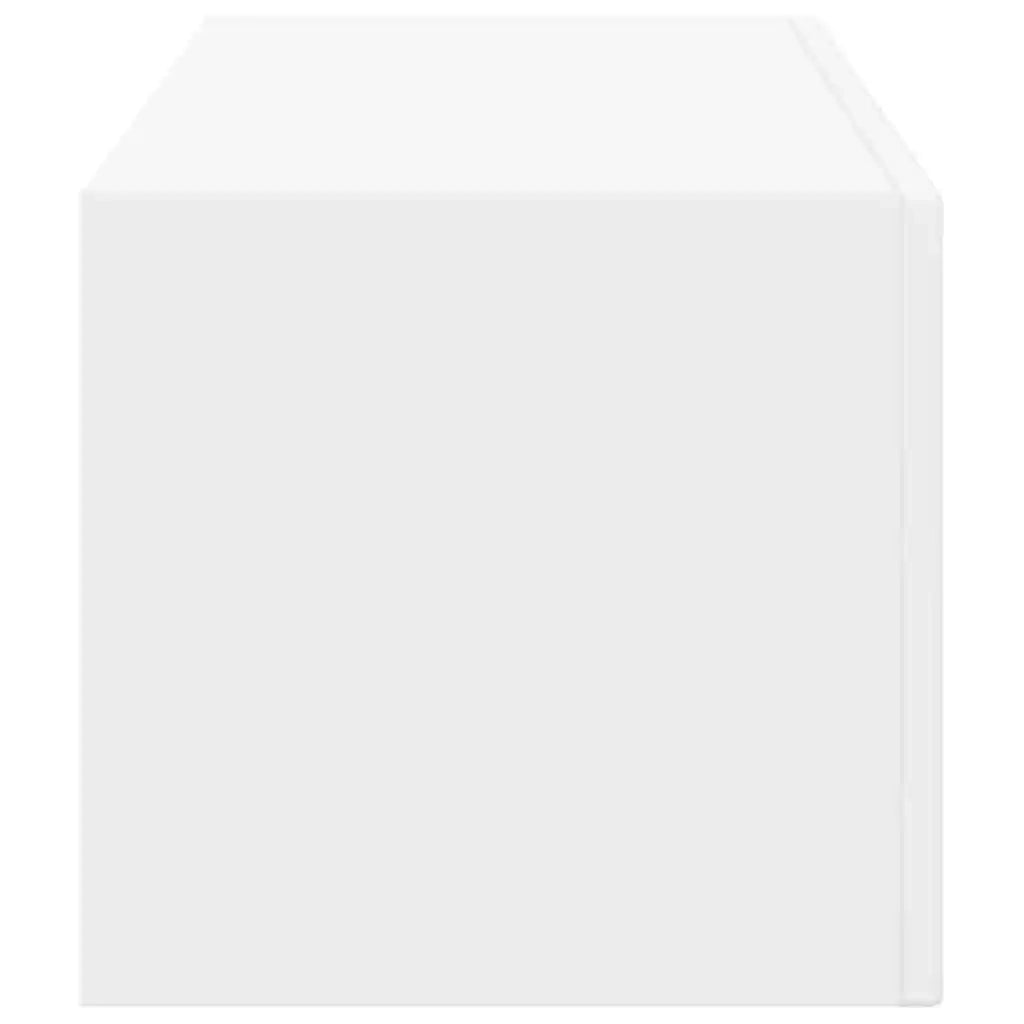 Mobile TV da parete Bianco 98 x 31 x 29,5 cm Legno multistrato 892229