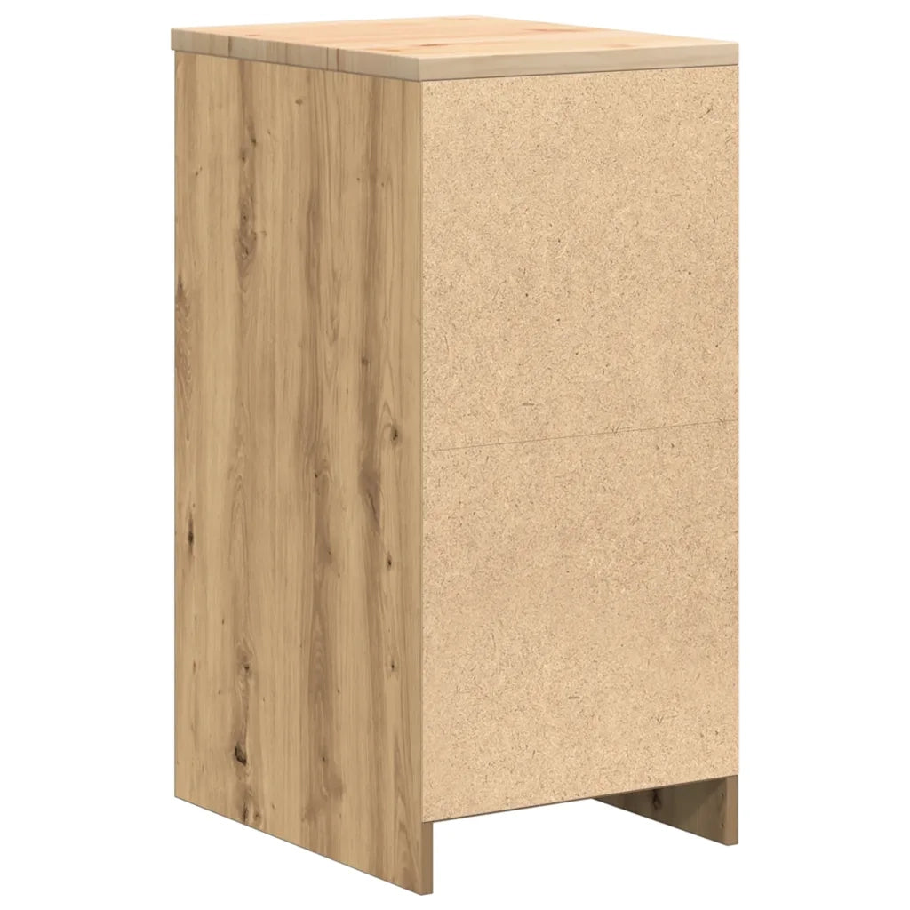 Armadietto per Garage in Rovere Artigianale 40x51x85 cm