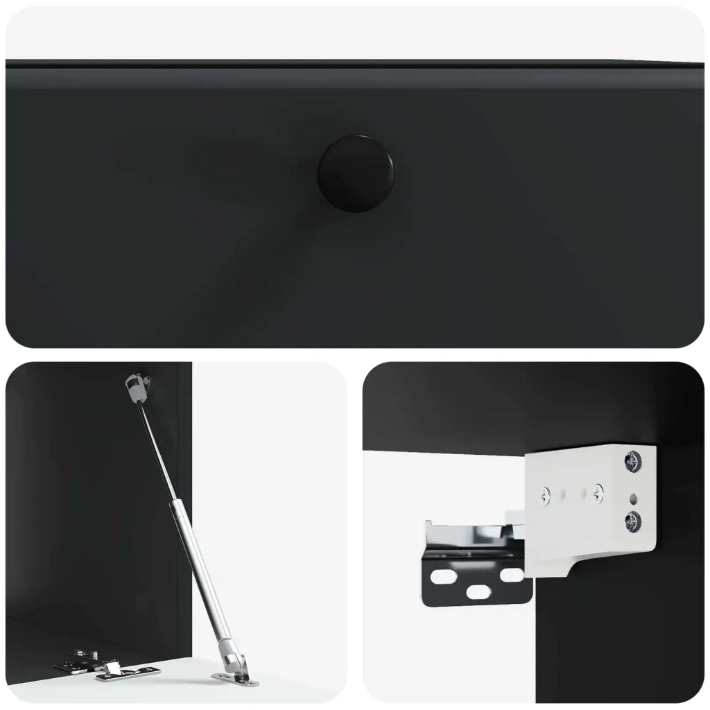 Mobile Porta TV da Muro 59,5 x 41 x 30 cm Nero 899186