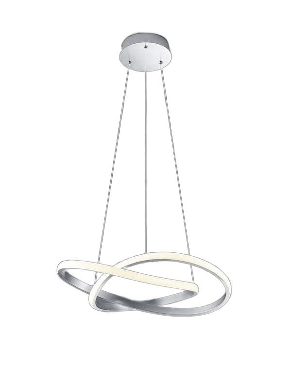 Lampada a sospensione LED RL Course argento Ø60 27W