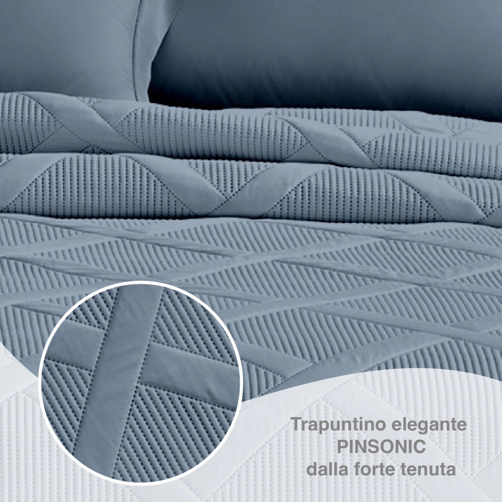 Copriletto Trapuntato Matrimoniale Elegante Trapuntino Lavorazione Intrecciata Due Piazze Trapunta Coperta Leggera Coperta Letto Leggera Primavera Estate  Opale