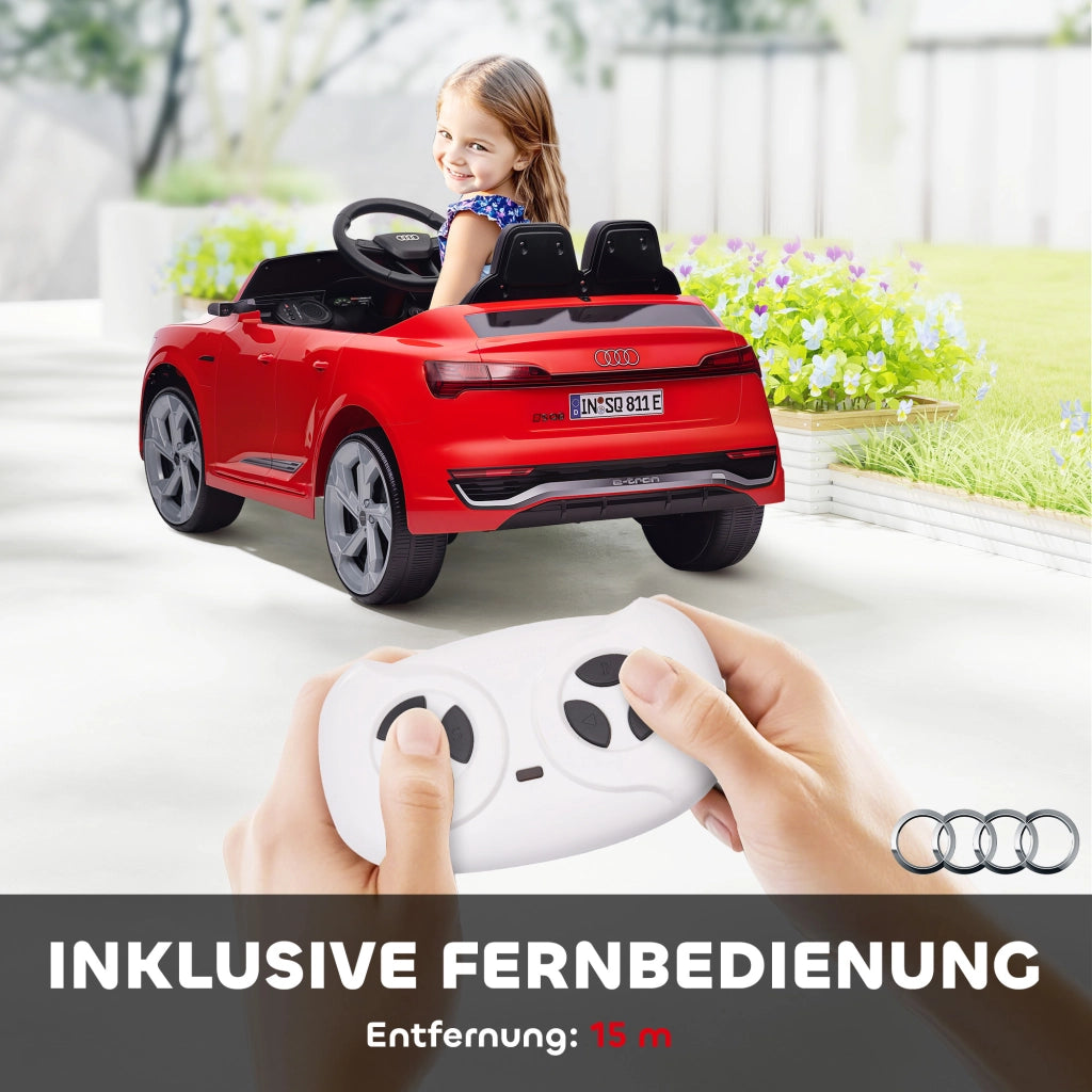 Auto elettrica per bambini Audi Q8 12V ¨C Minimal ¨C Rosso