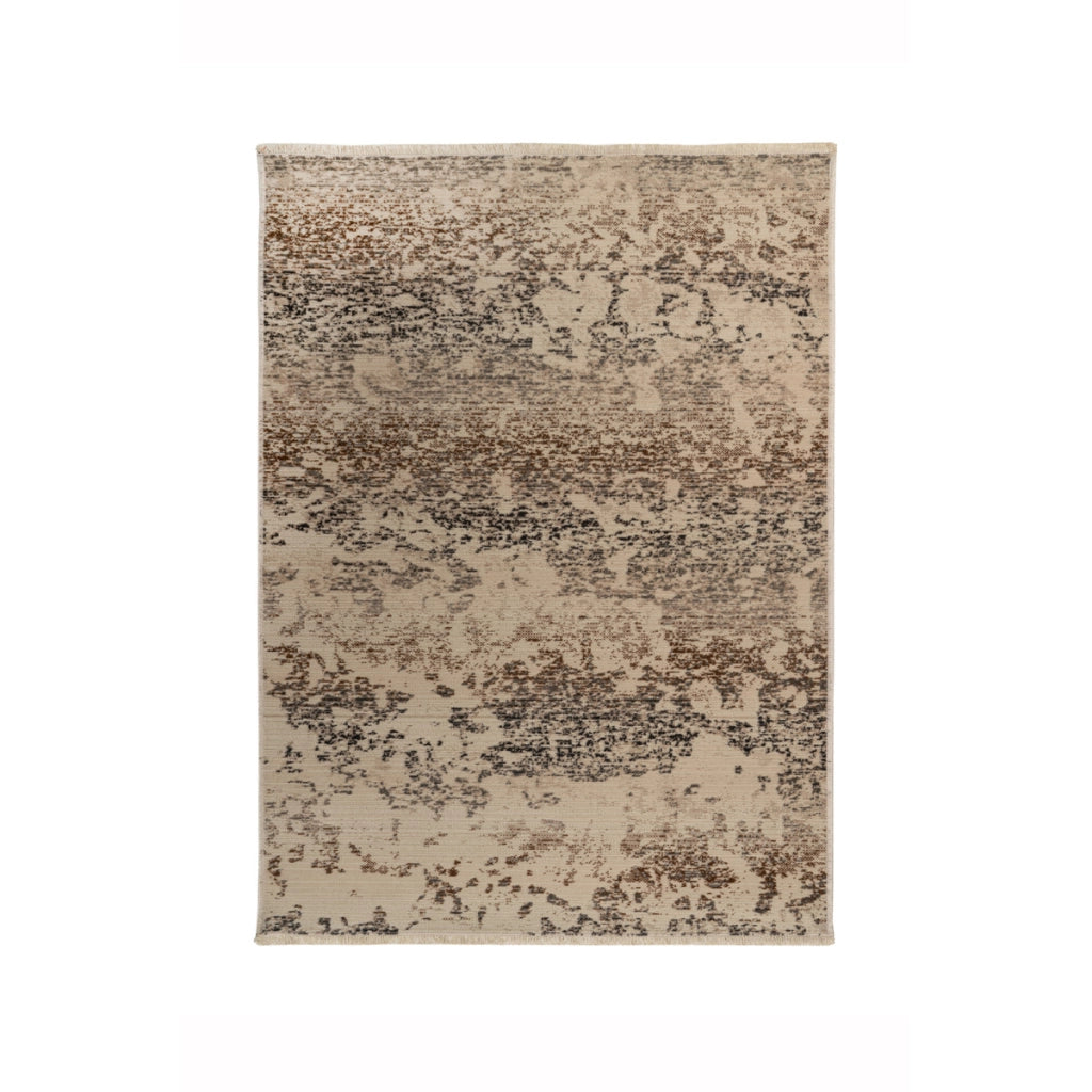Tappeto Charin 200 Beige in Polypropylene Effetto Vintage