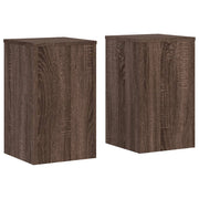 Portavasi mobili per fiori set da 2 legno ingegnerizzato marrone 02_0045319
