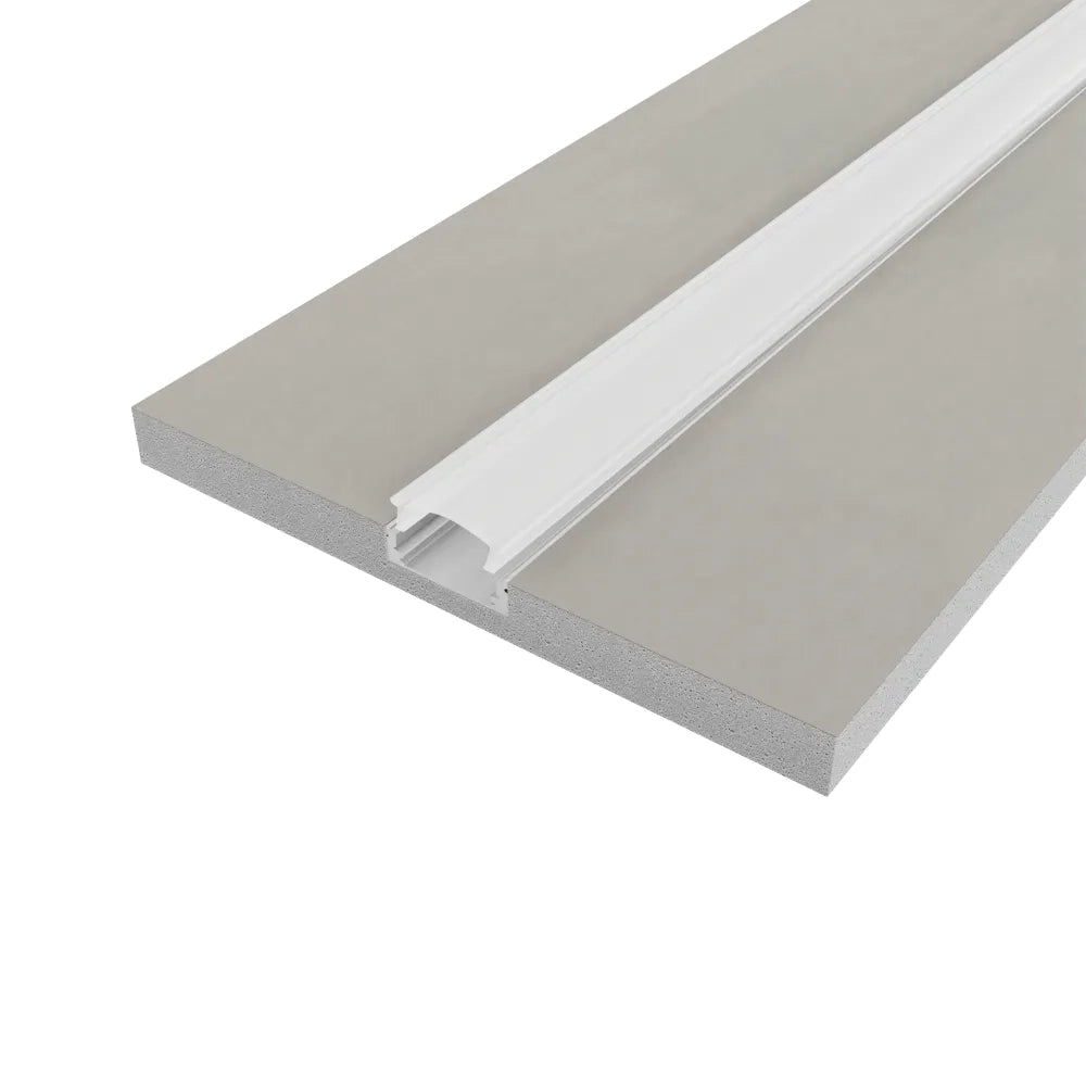 Cartongesso con profilo in alluminio integrato 1m