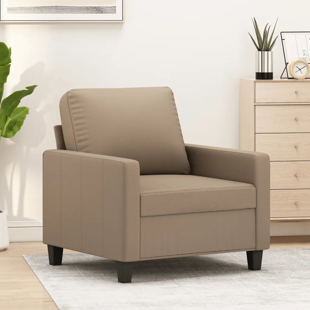 Poltrona-Divano Sedia Cappuccino 60 cm in Similpelle 380804