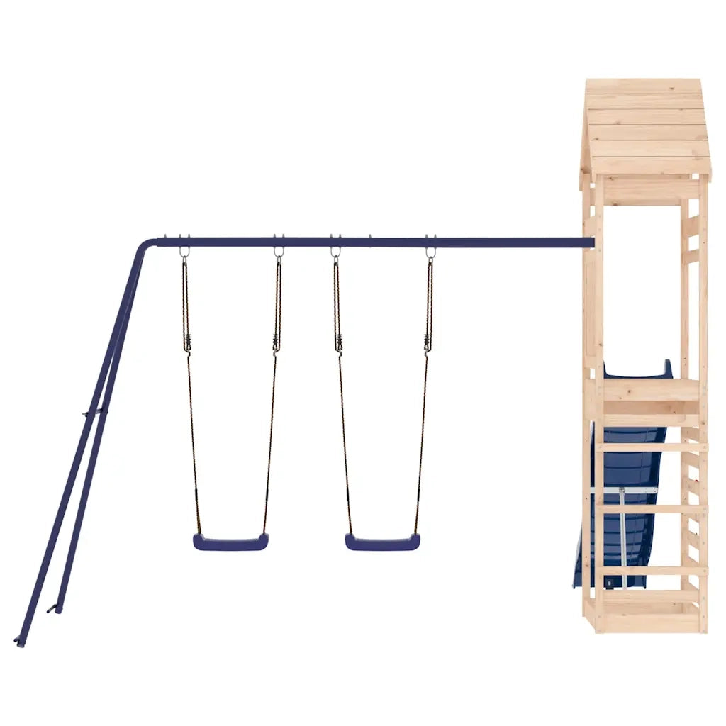 Set da Gioco da Esterno in Legno Massello di Pino 3156931