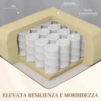 Poltrona Massaggiante e Reclinabile con Poggiapiedi e Telecomando, in Pelle PU, 89x99x106 cm, Grigio