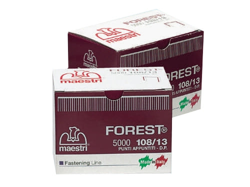 PUNTI METALLICI 105/13 FOREST PER FISSATRICI MANUALI 5000 PEZZI