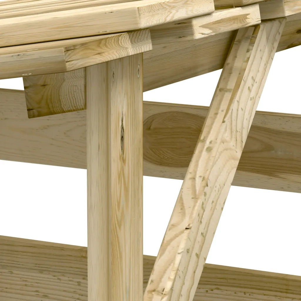Pergole con Tetto 2 pz 100x90x200 cm Legno di Pino Impregnato 3096648