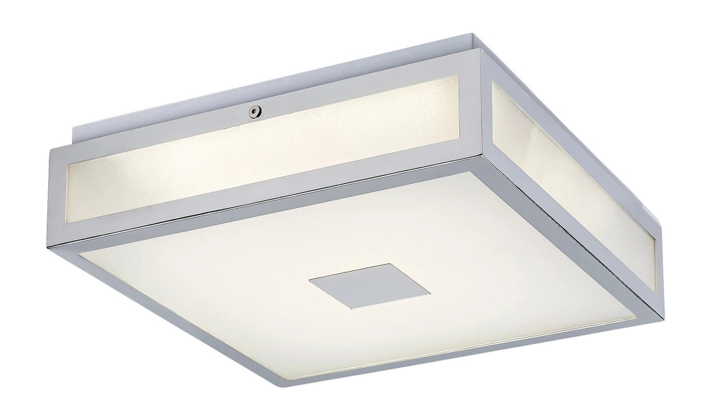 Plafoniera bagno quadrata cromo LED 24W IP44 Rabalux