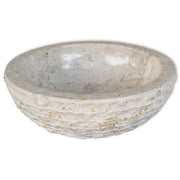 Lavandino in Marmo 40 cm Crema CFW9775005