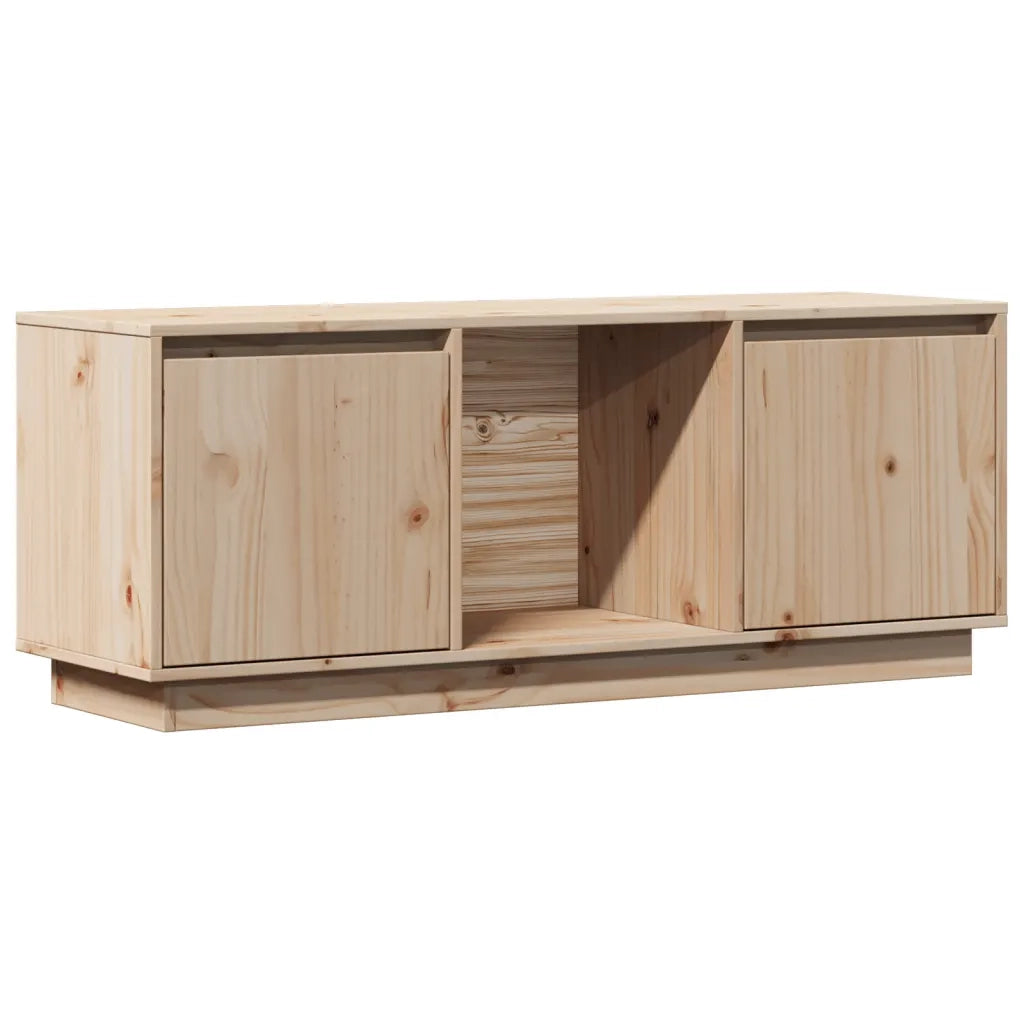 Mobile Porta TV 110,5x35x44 cm in Legno Massello di Pino 814339