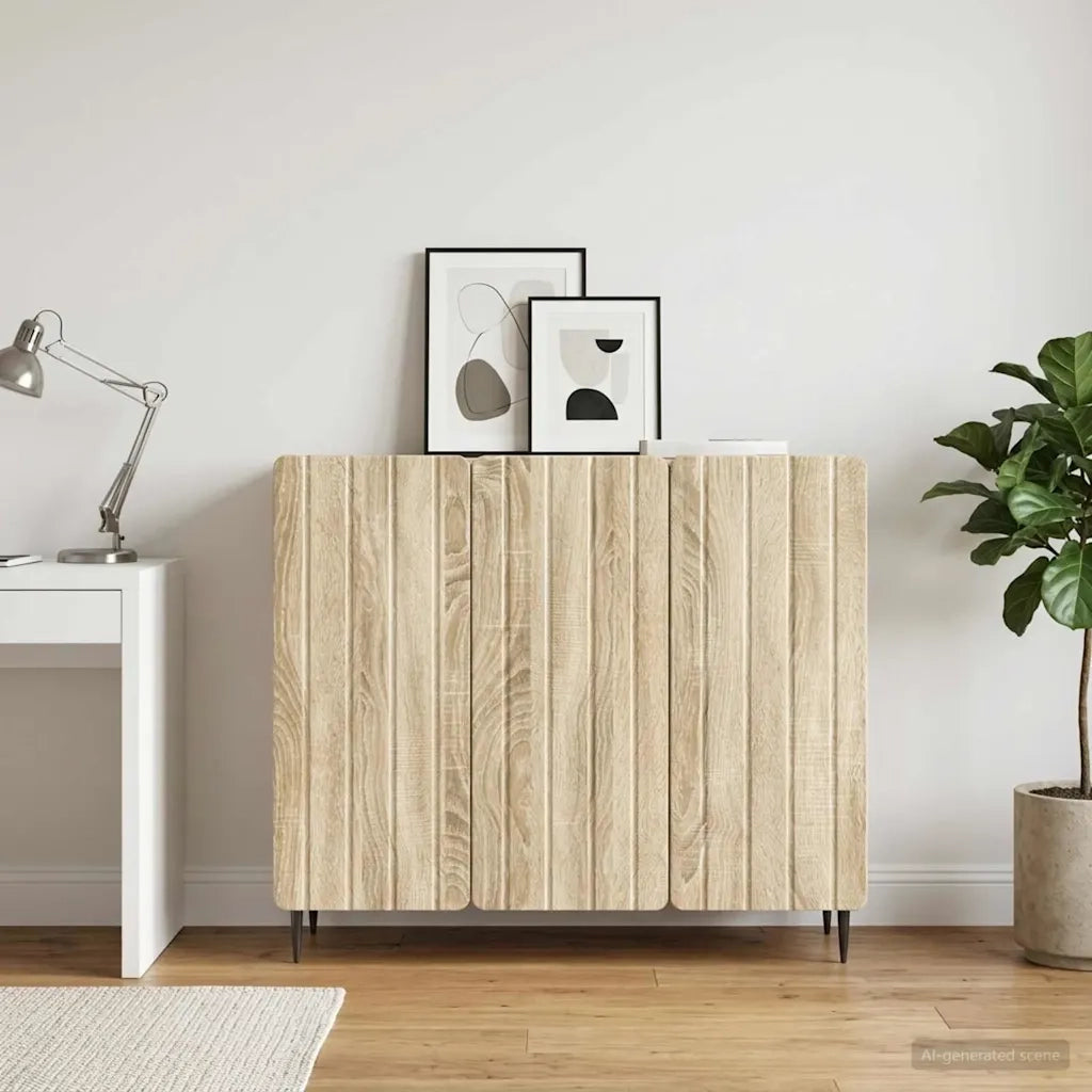Credenza Rovere Sonoma 89 x 34,5 x 82 cm Legno ingegnerizzato 894417