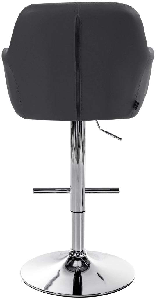 Barhocker Natoma Kunstleder chrom