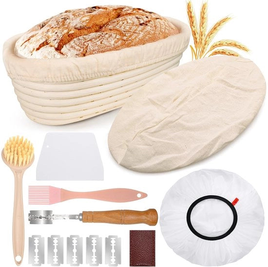 Manicotto per Frittelle - Ovale 28 cm - Rotolo Naturale - Adatto ai Principianti - Incluso Accessorio - Ideale per la Frittura