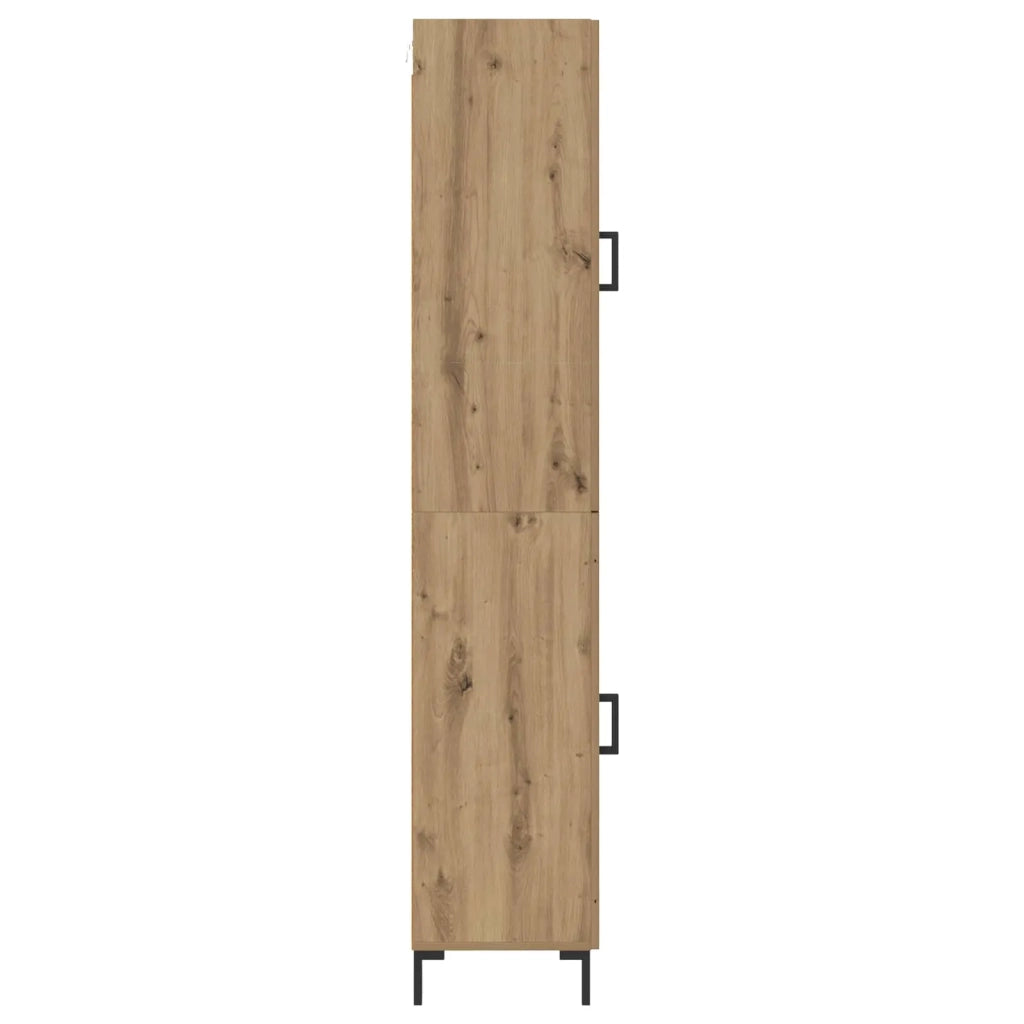 Credenza-Buffet-Armadio da cucina Rovere artigianale 69,5 x 34 x 180 cm 245404