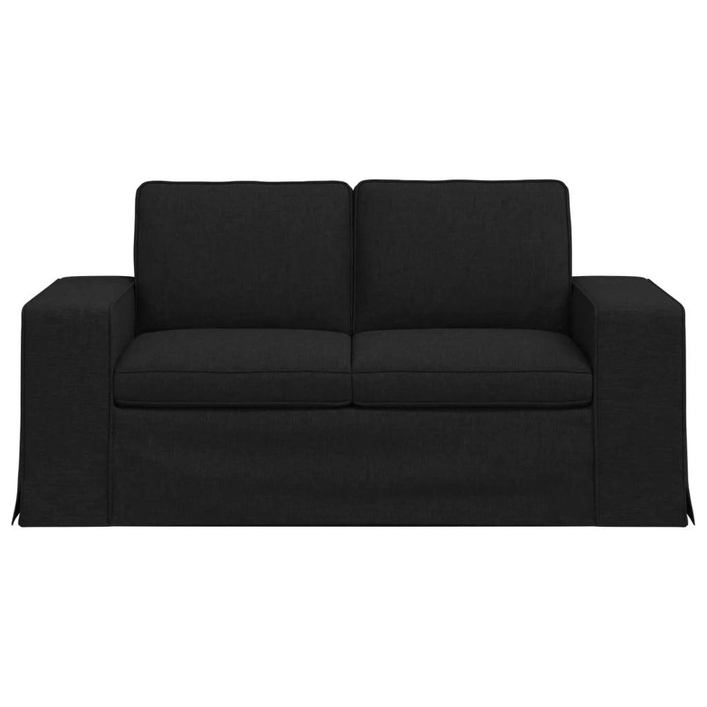 Divano | Divano da soggiorno | Sofa Nero 162 x 80 x 82 cm Tessuto