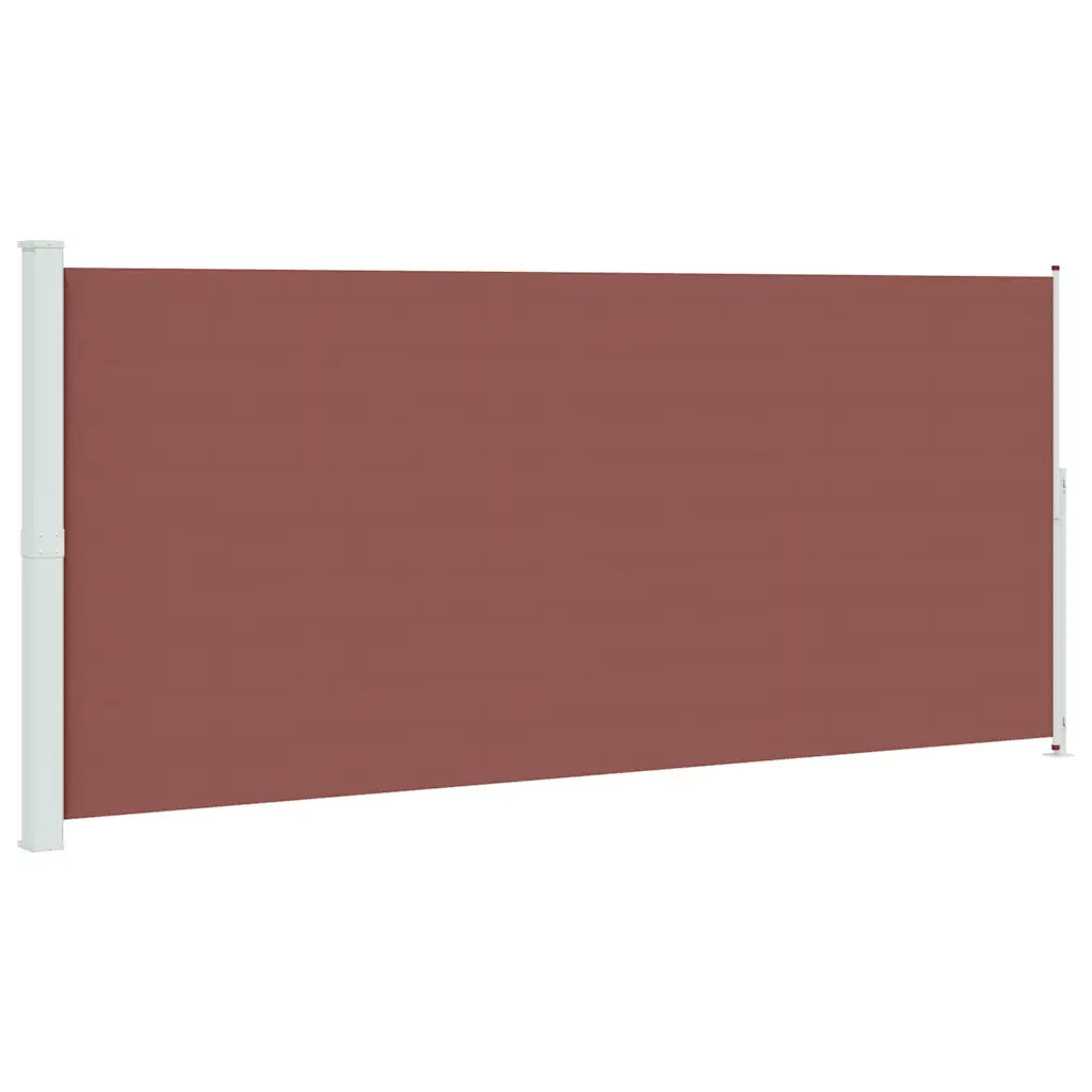 Tenda Laterale Retrattile per Patio-Tenda parasole per balcone 220x500 cm Marrone