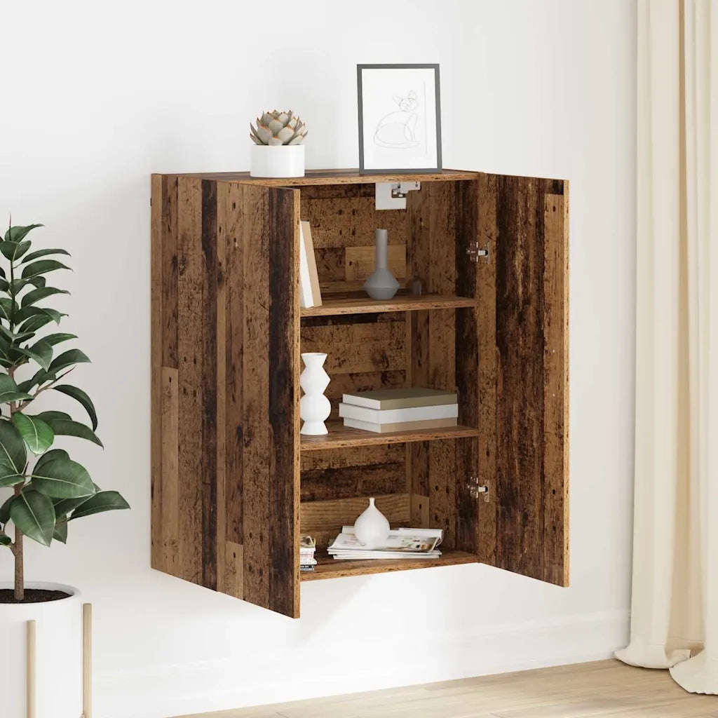 vidaXL Armadio pensile Legno vecchio 69.5 x 34 x 90 cm