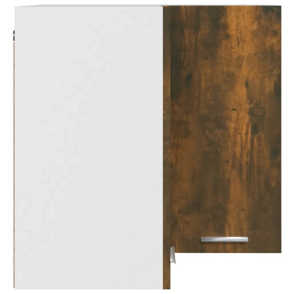 Mobile Pensile Angolo “Lyon” Rovere Fumo 57x57x60 cm 815597