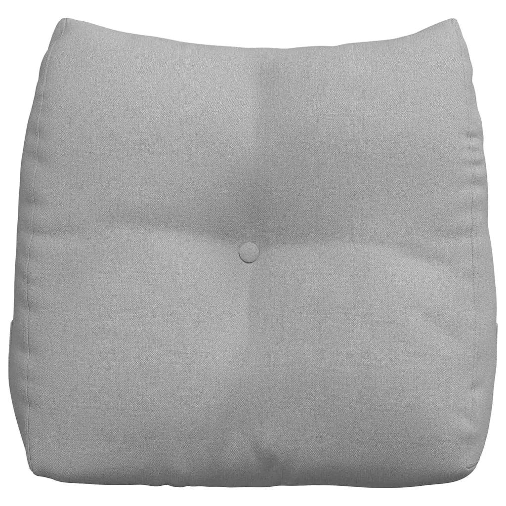 Cuscino per Schiena Grigio Nuvola 45 x 24 x 50 cm Tessuto 42014367