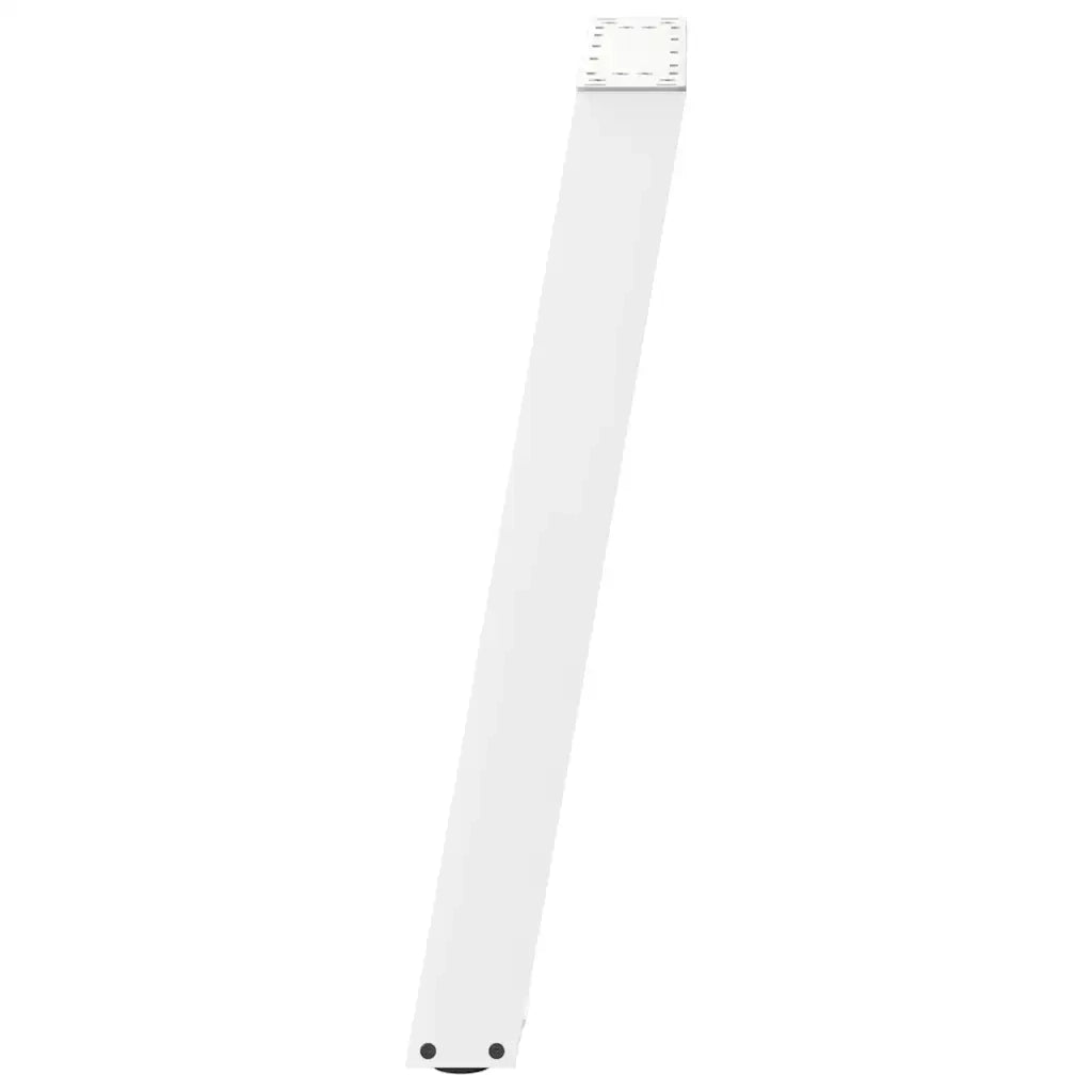 Gambe per tavolo da pranzo a forma di U 2 pz bianche 60x(72-73) cm in acciaio