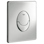 PLACCA DI COMANDO SKATE AIR DOPPIO TASTO  CROMATA     GROHE