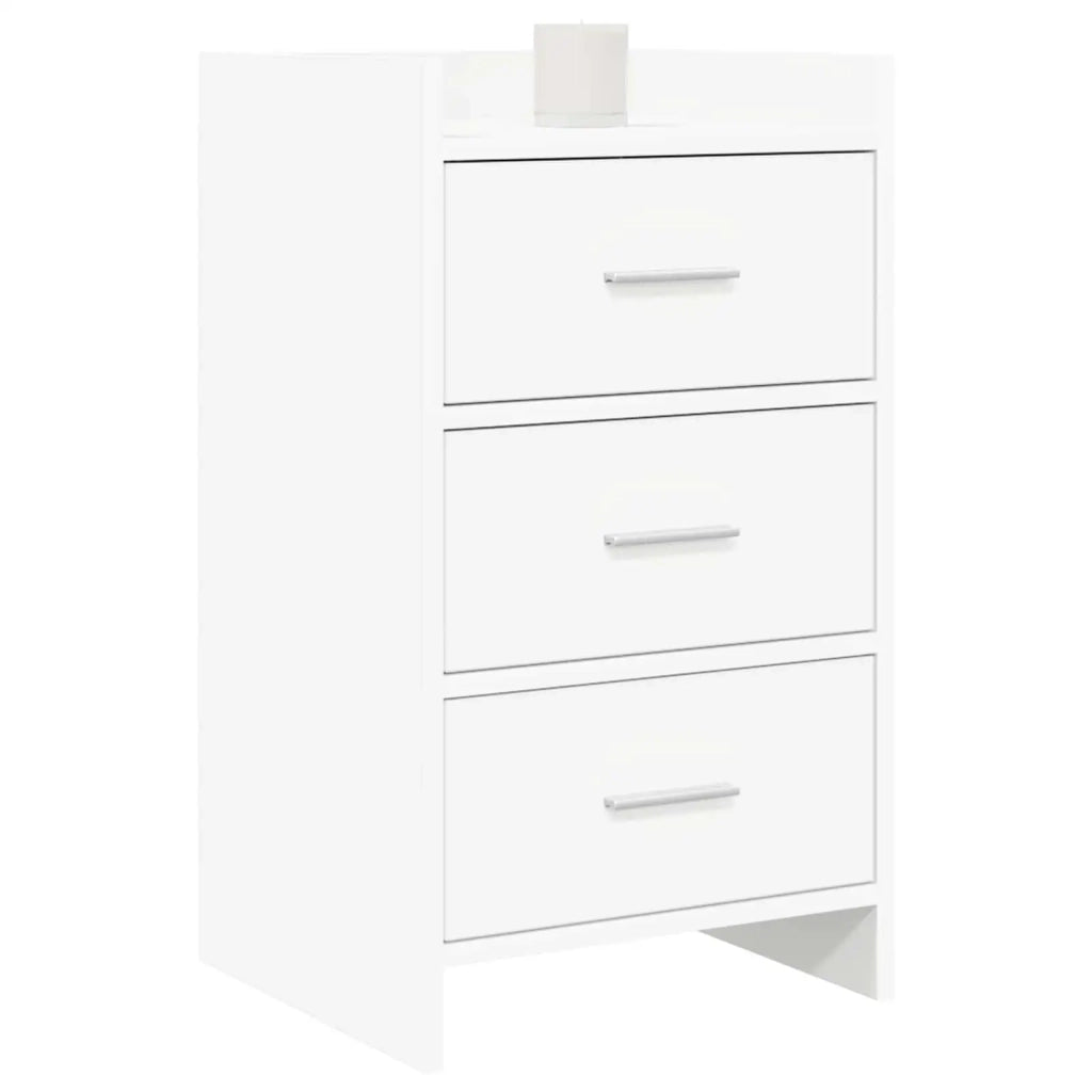 Comodini Bianco 40 x 36 x 70 cm Legno ingegnerizzato 8011027
