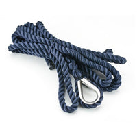 Cima ormeggio impiombata redancia inox blu mm 12 mt 9 nautica