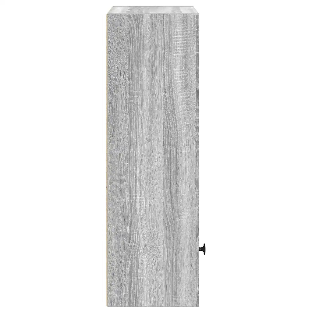vidaXL Libreria Grigio Sonoma 31x24x77 cm in Legno Multistrato