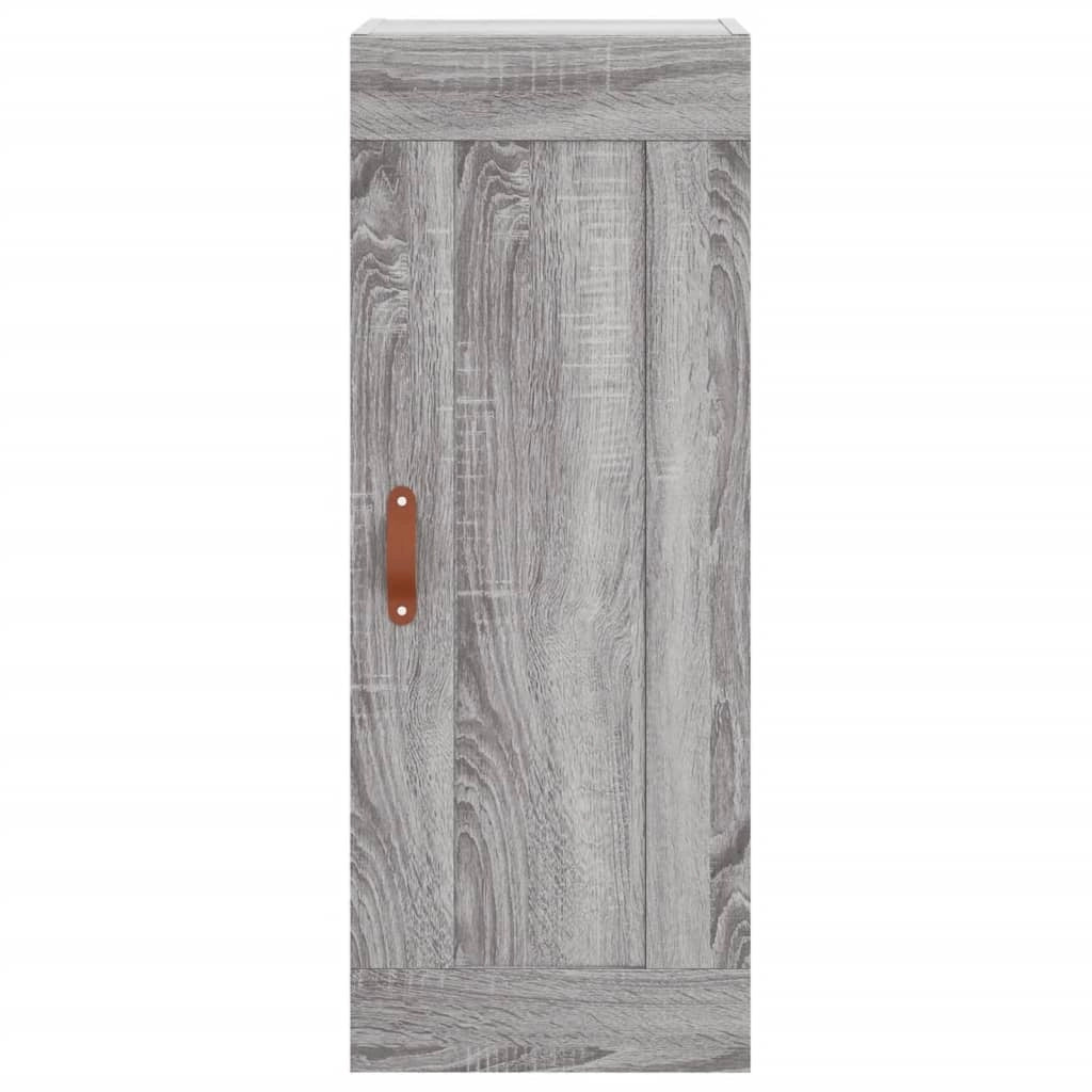 Buffet credenza cassettiera armadio mobile contenitore organizer cucina soggiorno salotto rovere Sonoma alto 34,5 x 34 x 180 cm legno ingegnerizzato grigio 02_0035321