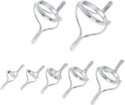 Guida per Pesca - Doppia Piattaforma in Acciaio Inossidabile - 7 Pezzi - Stabilità - Adatto per Acqua di Mare e Dolce - Guida per Linea Liscia - Accessori per Pesca