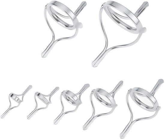 Guida per Pesca - Doppia Piattaforma in Acciaio Inossidabile - 7 Pezzi - Stabilità - Adatto per Acqua di Mare e Dolce - Guida per Linea Liscia - Accessori per Pesca