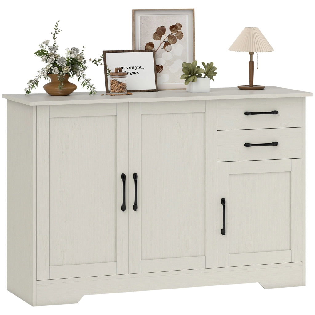 Consolle con cassetti e ante ¨C zephmum ¨C crema 120x38x79 cm