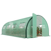 Serra Tunnel da Giardino ¨C Xylo ¨C 18 m2 8 Finestre 2 Porte PE Verde