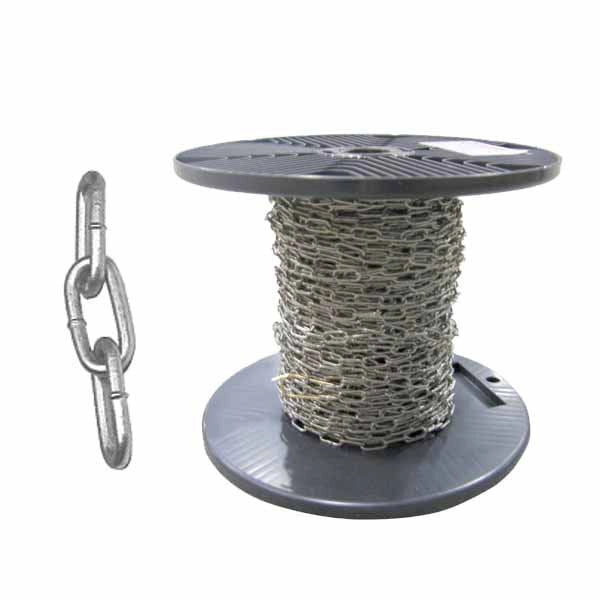 Inoxmare CATENA GENOVESE N.21 5 mm 40 metri in Acciaio Inox AISI 304 colore Acciaio