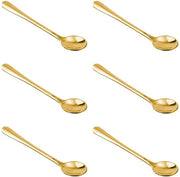 Mini Lepel per Spezie - 6 Stuks - Acciaio Inossidabile - Compacto - 7,3 x 1,5 cm