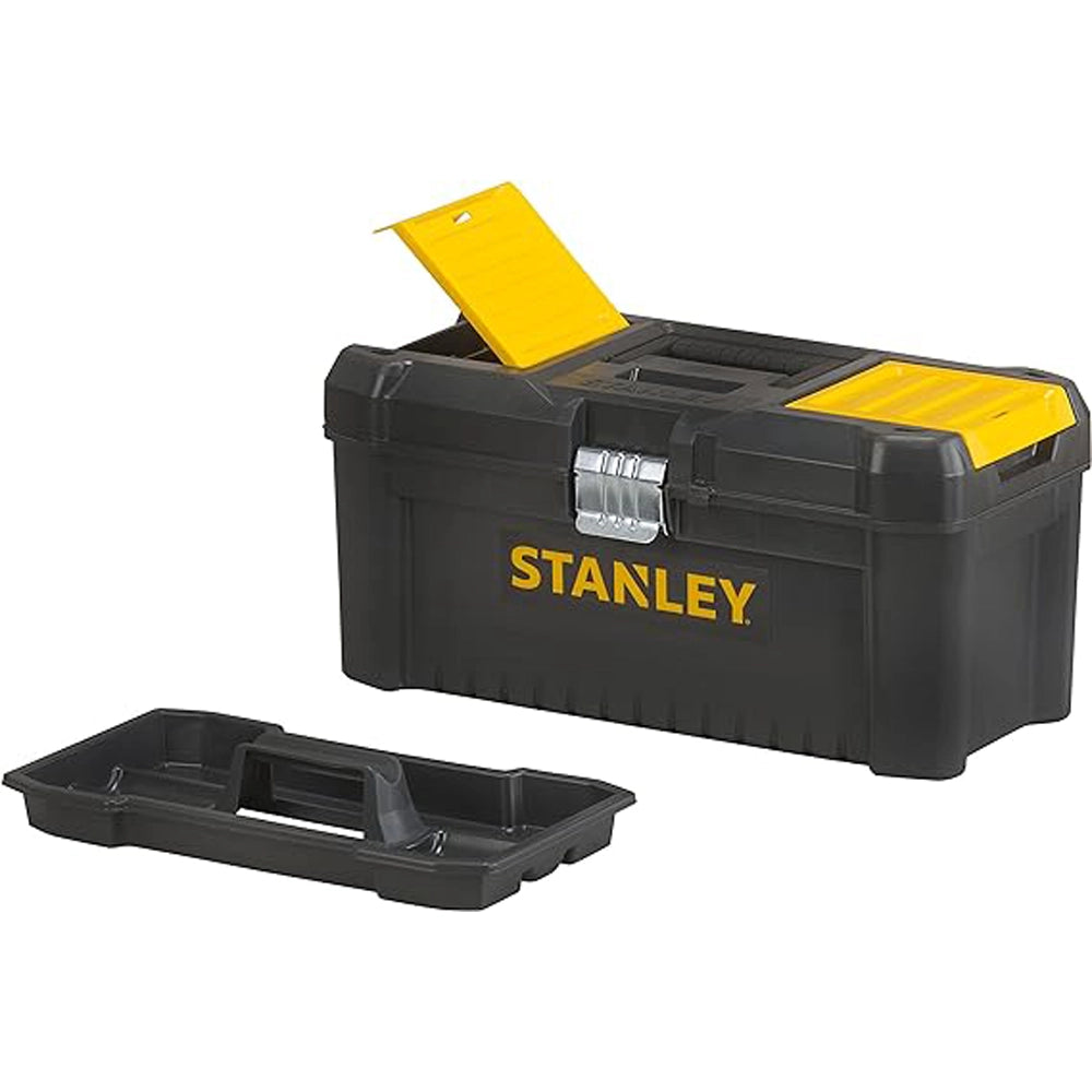 Cassetta porta attrezzi utensili minuterie 16" con vaschetta estraibile stanley