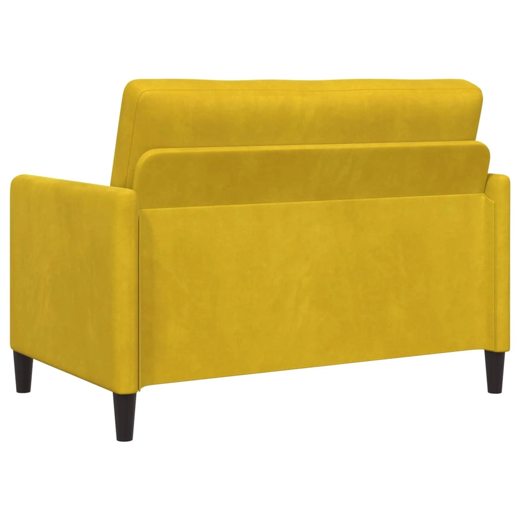Set di Divani con Storage 2 pz Giallo Poliestere 3429169