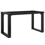 Telaio Gambe a O per Tavolino da Salotto 90x30x43 cm in Acciaio
