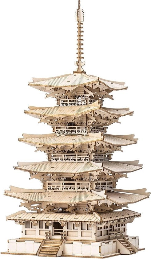 Puzzle a 3D in Legno a 5 Livelli - Kit di Modellismo per Adulti e Giovani