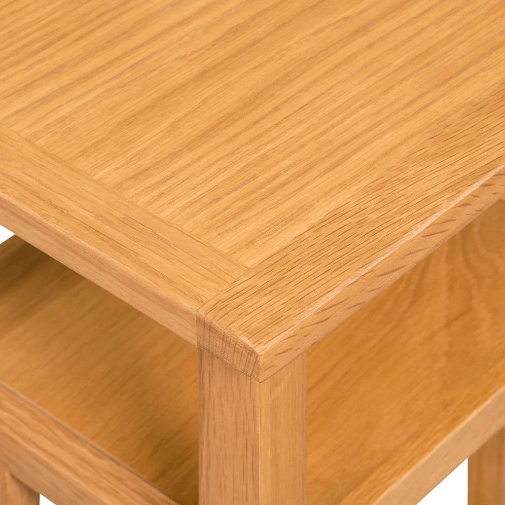 Tavolino da salotto | Tavolino da caff¨¨ | Tavolino da Soggiorno con Ripiano 27x35x55 cm Massello di Rovere