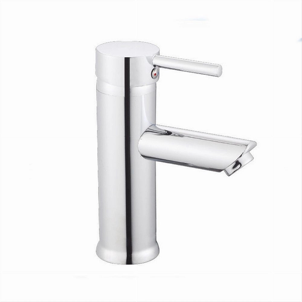 Trade Shop - Rubinetto Bagno Cromato Lucido Miscelatore Orientabile Lavabo A Canna Bassa 87386 -